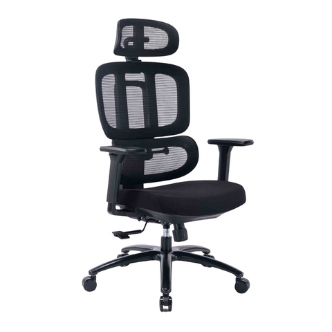 Ghế công thái học ergonomic WARRIOR Hero series WEC509 Black - Black Gray - Black Red