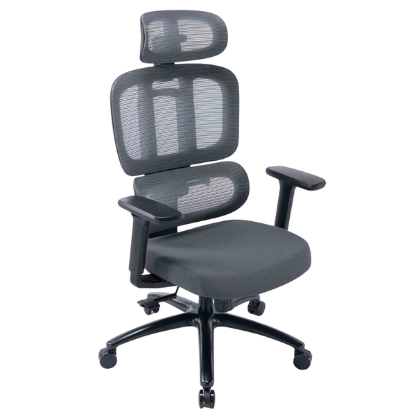 Ghế công thái học ergonomic WARRIOR Hero series WEC509 Black - Black Gray - Black Red