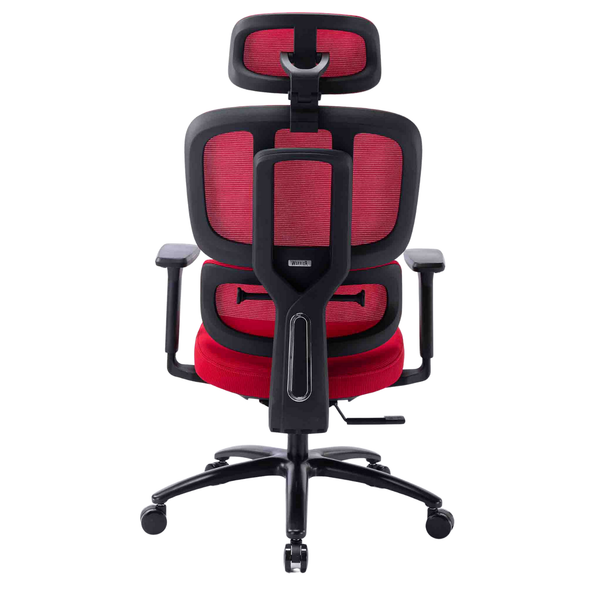 Ghế công thái học ergonomic WARRIOR Hero series WEC509 Black - Black Gray - Black Red