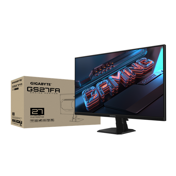 Màn hình Gaming GIGABYTE GS27FA Gaming 27INCH/1920x1080/FHD-180Hz/IPS/2xHDMI/1xDP/ĐEN