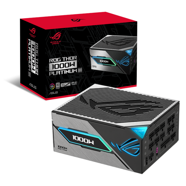 Nguồn máy tính ASUS ROG Thor 1000W Platinum III Gaming - 80 PLUS Platinum