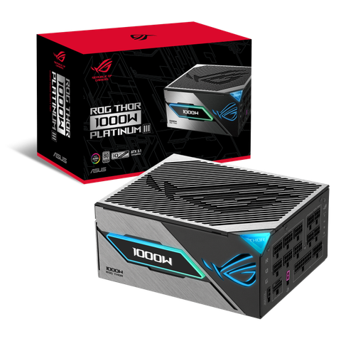 Nguồn máy tính ASUS ROG Thor 1000W Platinum III Gaming - 80 PLUS Platinum