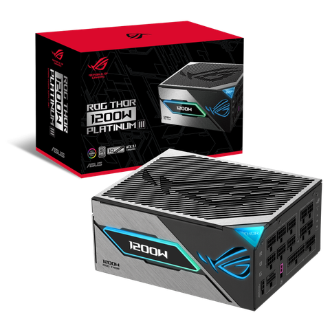 Nguồn máy tính ASUS ROG Thor 1200W Platinum III Gaming - 80 PLUS Platinum