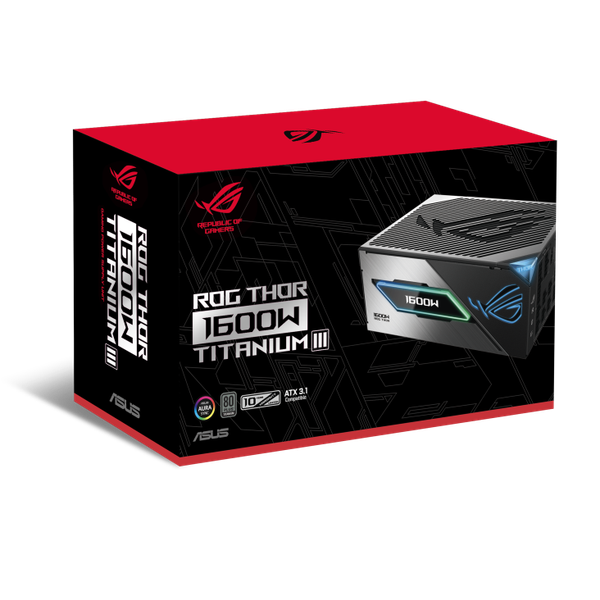 Nguồn máy tính ASUS ROG THOR 1600W Titanium III - 80 Plus Titanium