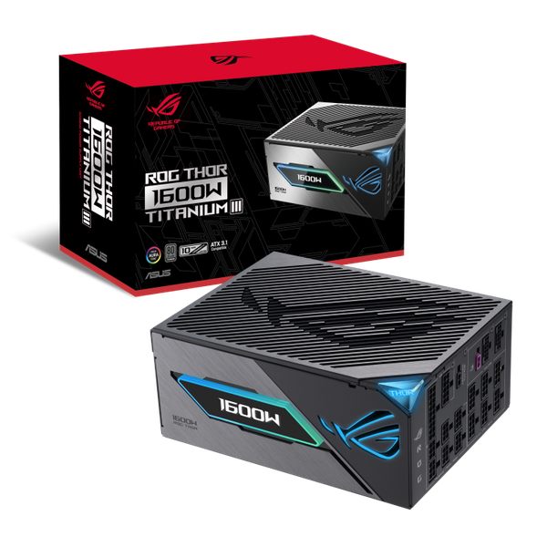 Nguồn máy tính ASUS ROG THOR 1600W Titanium III - 80 Plus Titanium