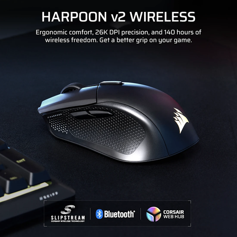 Chuột không dây Corsair Harpoon v2 Wireless CH-9311110-WW
