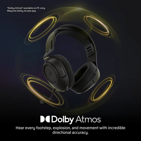 Tai nghe không dây Corsair HS35 v3 Carbon CA-9011401-WW