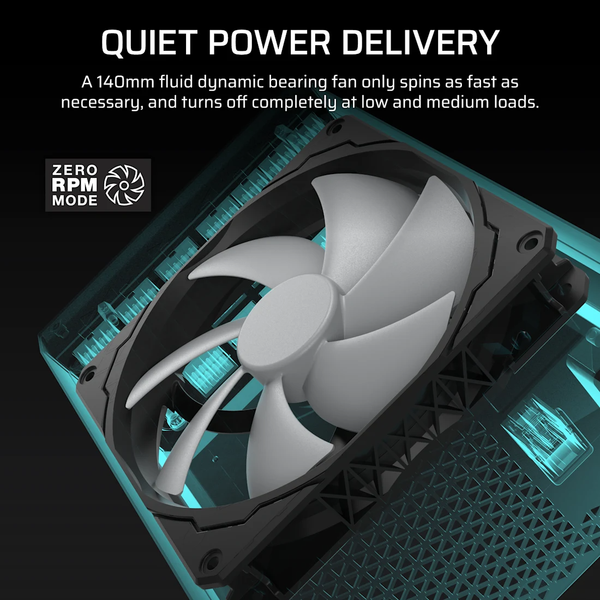 Nguồn máy tính Corsair HX1200i 2025 ATX 3.1 & PCIe 5.1 80 Plus Platinum Full Modul CP-9020307-NA