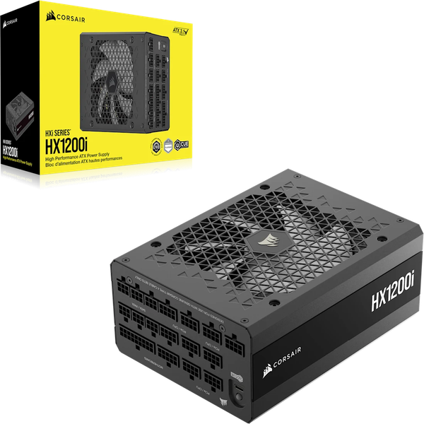 Nguồn máy tính Corsair HX1200i 2025 ATX 3.1 & PCIe 5.1 80 Plus Platinum Full Modul CP-9020307-NA