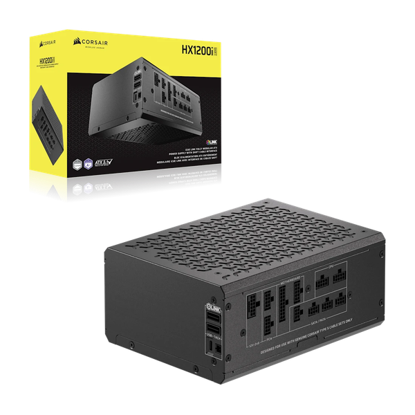 Nguồn máy tính Corsair HX1200i SHIFT ATX 3.1 & PCIe 5.1 - 80 Plus Platinum - Full Modul CP-9020267-NA