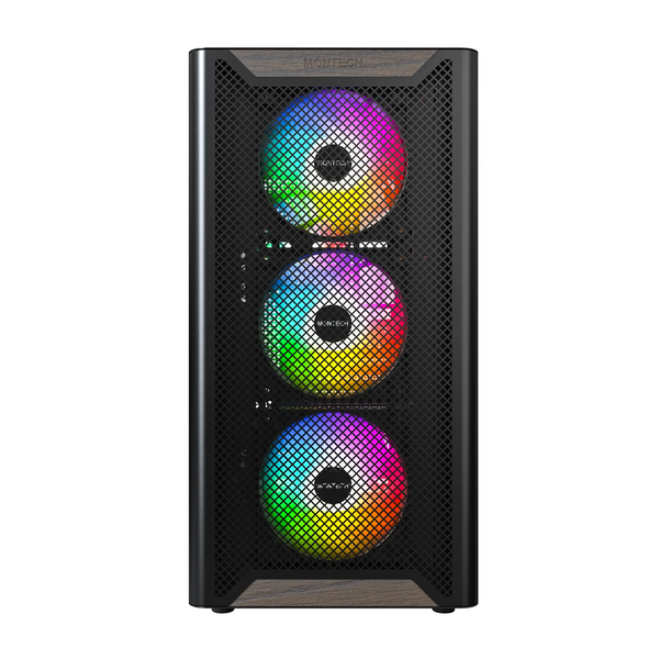 Case Montech XR WOOD Black