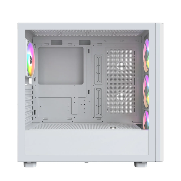 Case Montech XR WOOD White