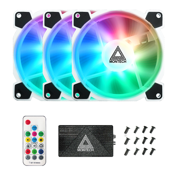 Quạt máy tính Montech Z3 PRO ARGB (3 Fan)