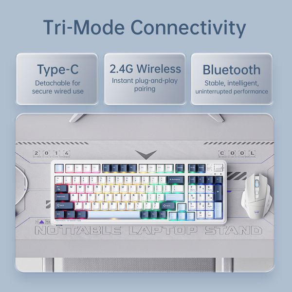Bàn phím Machenike KG98 Tri-mode RGB