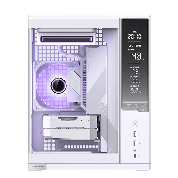 Case Jonsbo D34 White Micro-ATX
