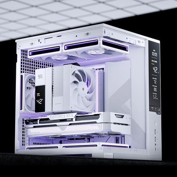 Case Jonsbo D34 White Micro-ATX