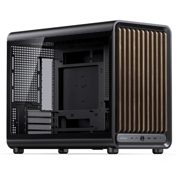 Case JONSBO D33 WOOD Black Micro-ATX