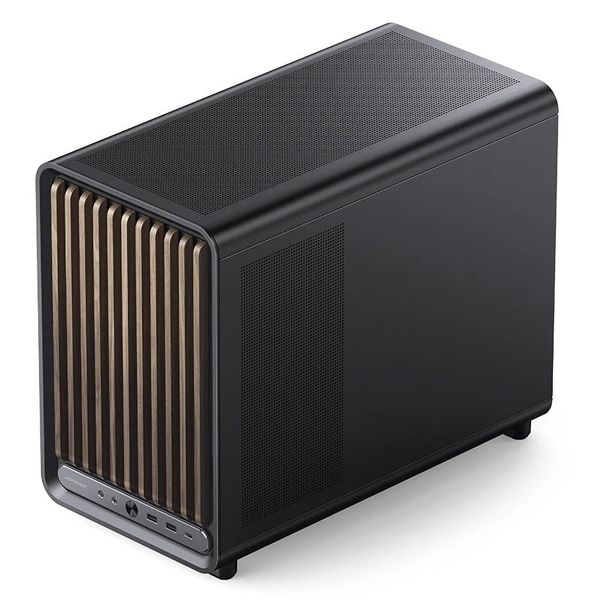 Case JONSBO D33 WOOD Black Micro-ATX