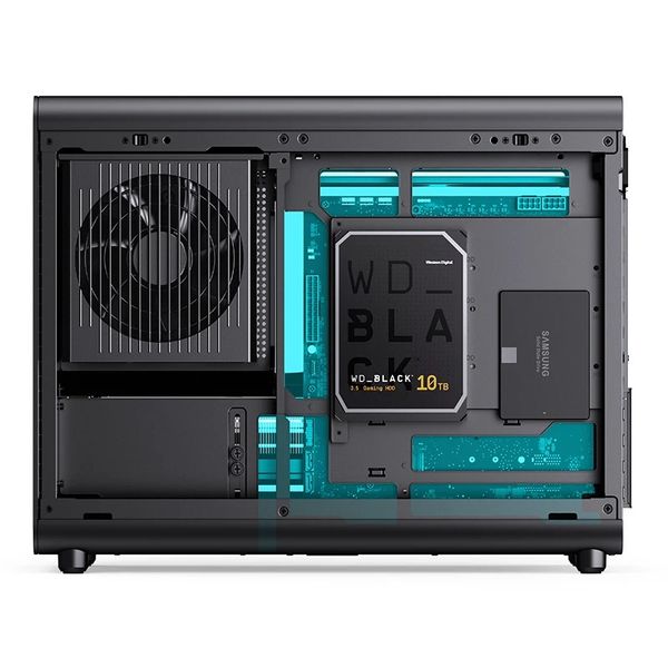 Case JONSBO D33 WOOD Black Micro-ATX