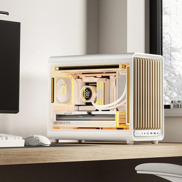 Case JONSBO D33 WOOD White Micro-ATX