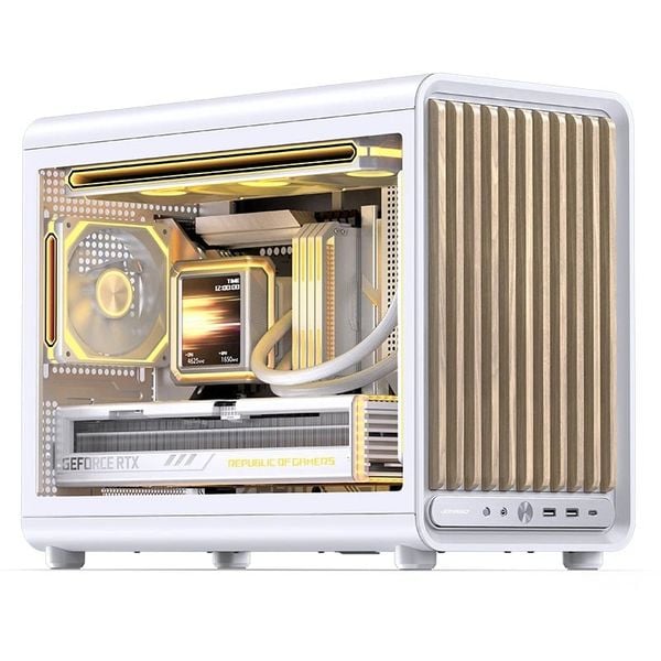 Case JONSBO D33 WOOD White Micro-ATX