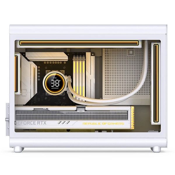 Case JONSBO D33 WOOD White Micro-ATX