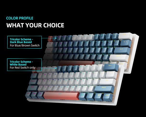 Bàn phím Machenike K500-B61 Wired RGB