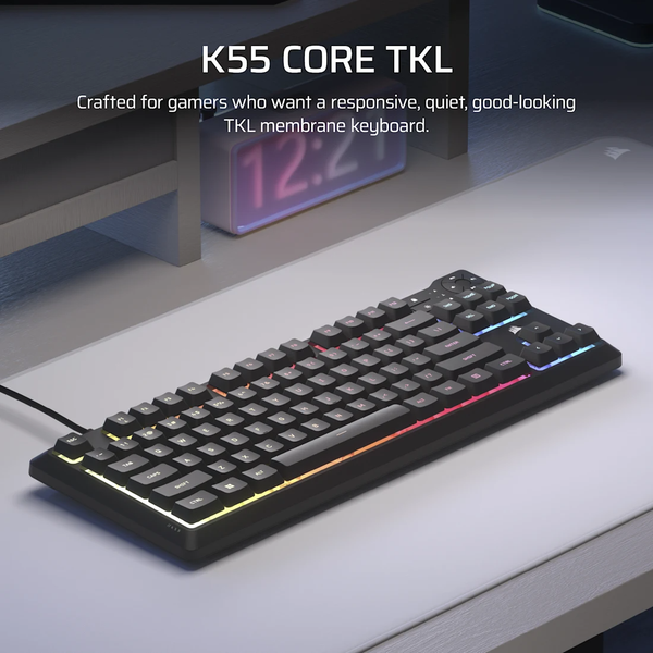 Bàn phím Corsair K55 CORE TKL RGB CH-9216065-NA
