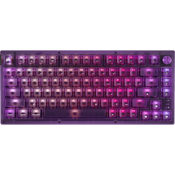 Bàn phím không dây Corsair K65 PLUS ATOMIC PURPLE RGB CH-91D421E-NA CH-91D421E-NA