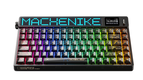 Bàn phím Machenike KT84-B84W Smart Screen Tri-mode