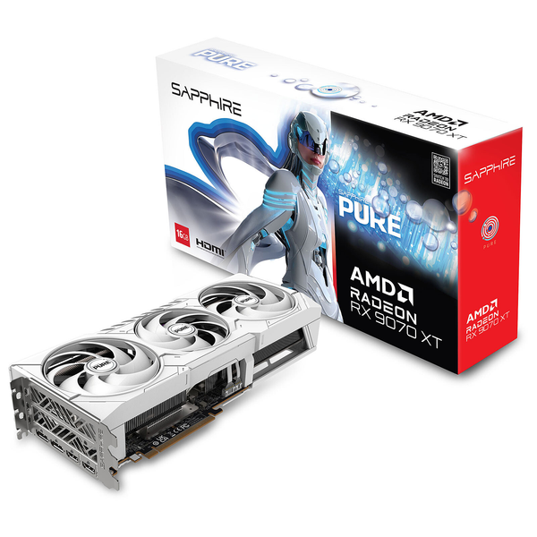 VGA SAPPHIRE PURE AMD RADEON RX 9070 XT GAMING OC 16GB GDDR6