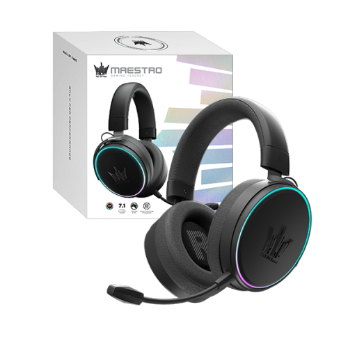 Tai nghe Gaming HOF Maestro H1 RGB Matte Black