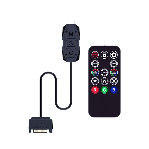 Bộ HUB và Remote ARGB MAGIC F-120