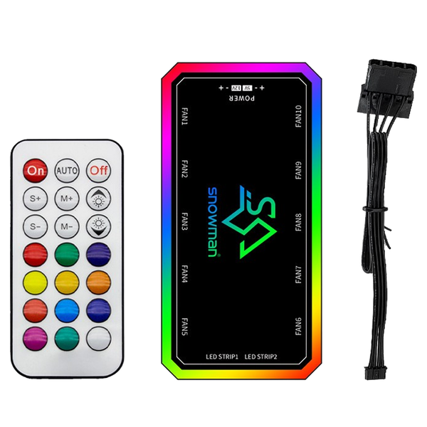 Bộ HUB và Remote RGB MAGIC F-120 (Fan 6 Pin)