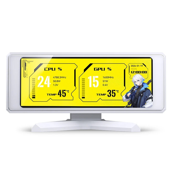 Màn hình phụ Jonsbo DS339 White
