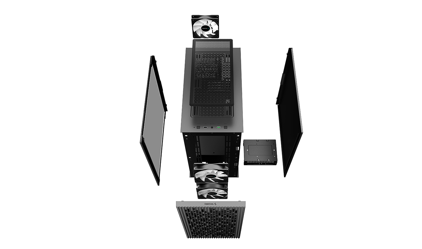 Case Deepcool MATREXX 40 3FS m-ATX - Black