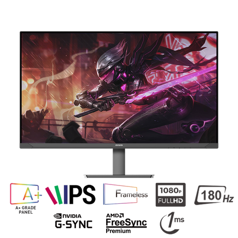 Màn hình Aiwa 27 inch monitor/ FHD/ IPS/ 180Hz/ 230cd/m²/ DP/ HDMI/ Audio Out/ Speaker/ USB/ MD2707-K