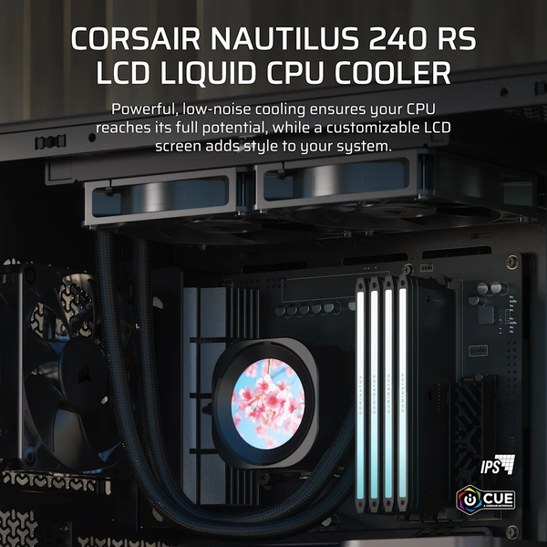 Tản nhiệt nước Corsair NAUTILUS 240 RS LCD Black CW-9061031-WW
