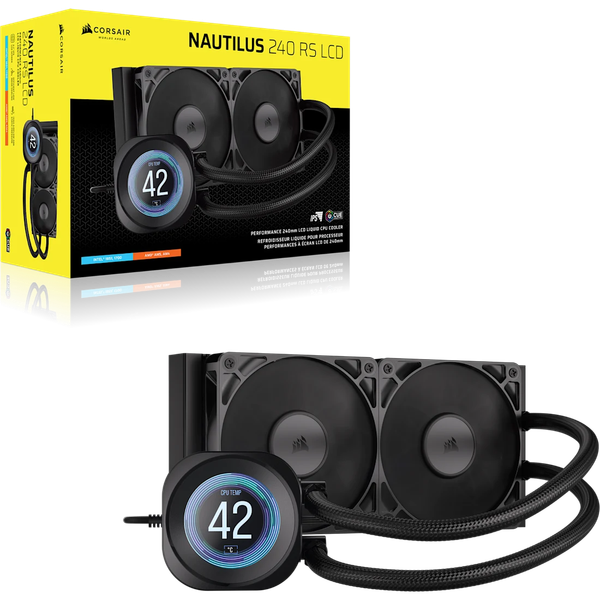 Tản nhiệt nước Corsair NAUTILUS 240 RS LCD Black CW-9061031-WW