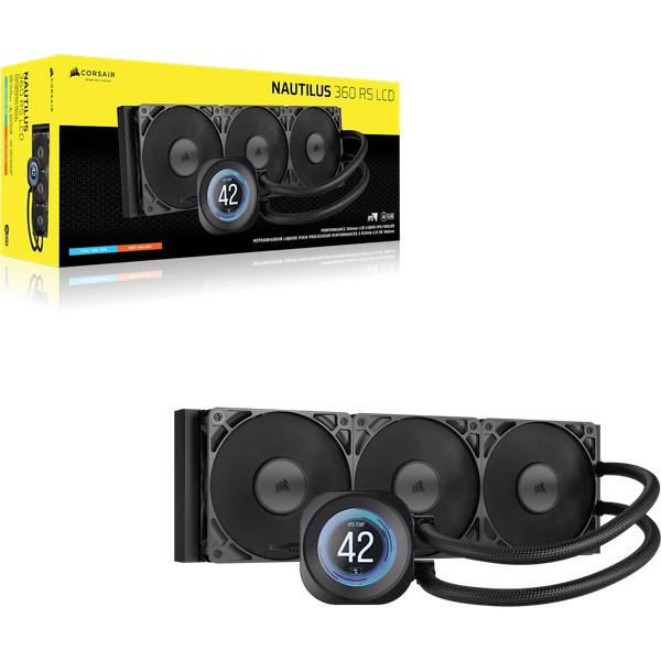 Tản nhiệt nước Corsair NAUTILUS 360 RS LCD Black CW-9061033-WW