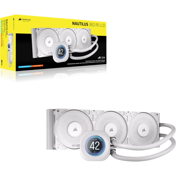 Tản nhiệt nước Corsair NAUTILUS 360 RS LCD White CW-9061034-WW