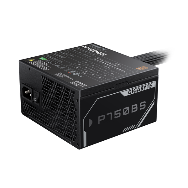 Nguồn máy tính GIGABYTE GP-P750BS 750W/80 Plus Bronze/ATX/ĐEN