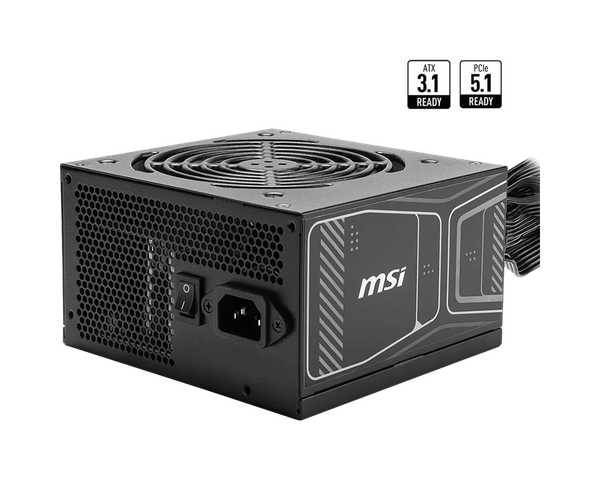 Nguồn máy tính MSI MAG A850GN PCIE5 850W 80 Plus Gold ATX 3.1 PCIe 5.1