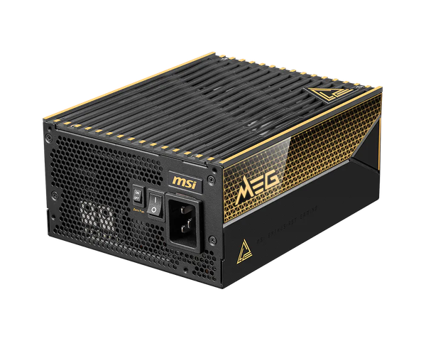 Nguồn máy tính MSI MEG Ai1600T PCIE5 1600W 80 Plus Titanium, Full Modullar