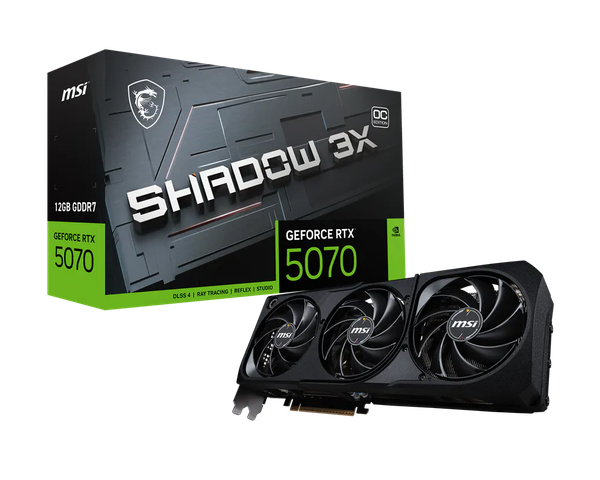 VGA MSI GeForce RTX 5070 12G SHADOW 3X OC