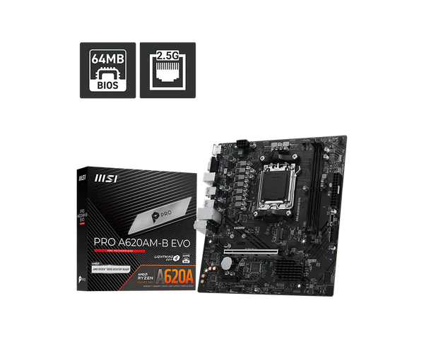 Mainboard MSI PRO A620AM-B EVO DDR5 AM5