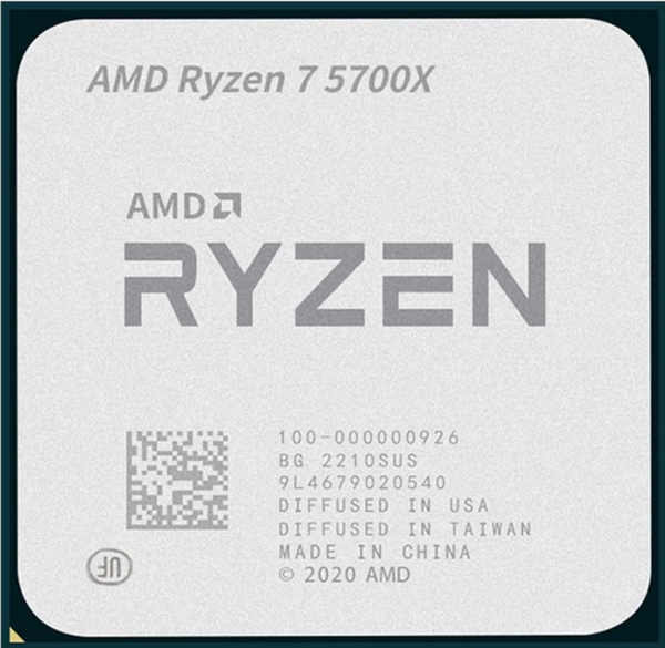CPU AMD Ryzen 7 5700X TRAY chính hãng / 3.4 GHz Boost 4.6 GHz / 8 Core 16 Thread / 36MB / AM4