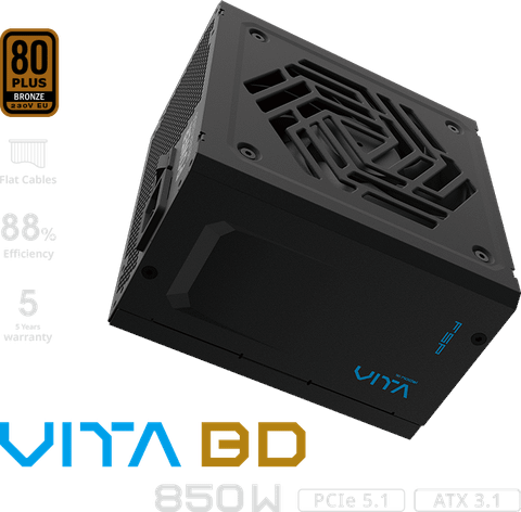 Nguồn máy tính FSP VITA BD 850W 80 Plus Bronze ATX 3.1 PCIe 5.1