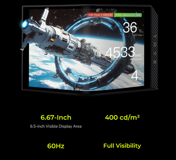 Tản nhiệt nước Block CPU TRYX PANORAMA WB LCD White L-P0CL-DS0M-G0W