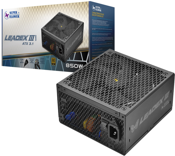 Nguồn máy tính Super Flower Leadex III Gold 850W ATX 3.1 SF-850F14GE(GL)